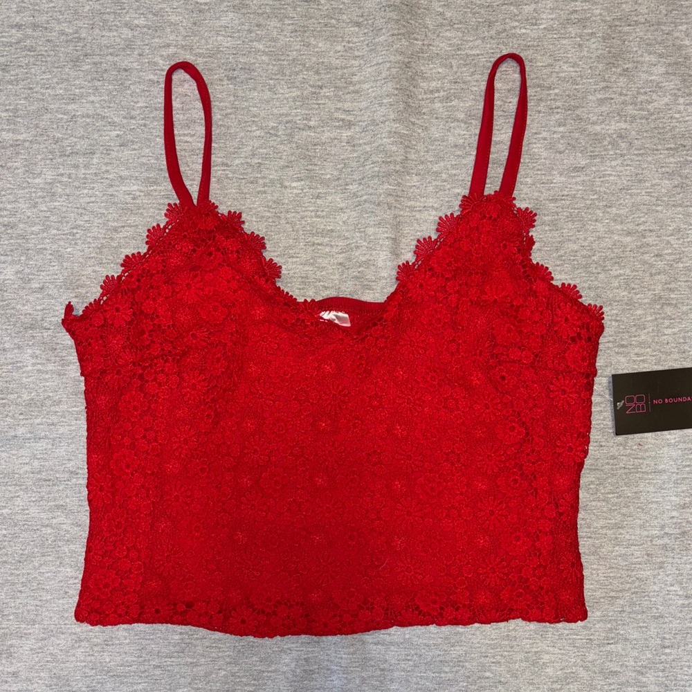 NWT No Boundaries Cropped Tank
